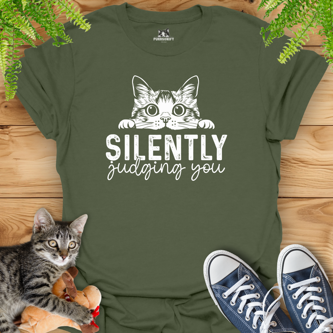 Silently Judging You Cat T-Shirt