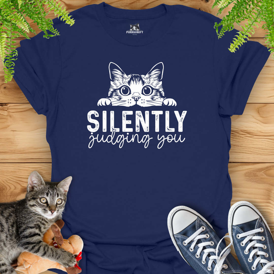 Silently Judging You Cat T-Shirt