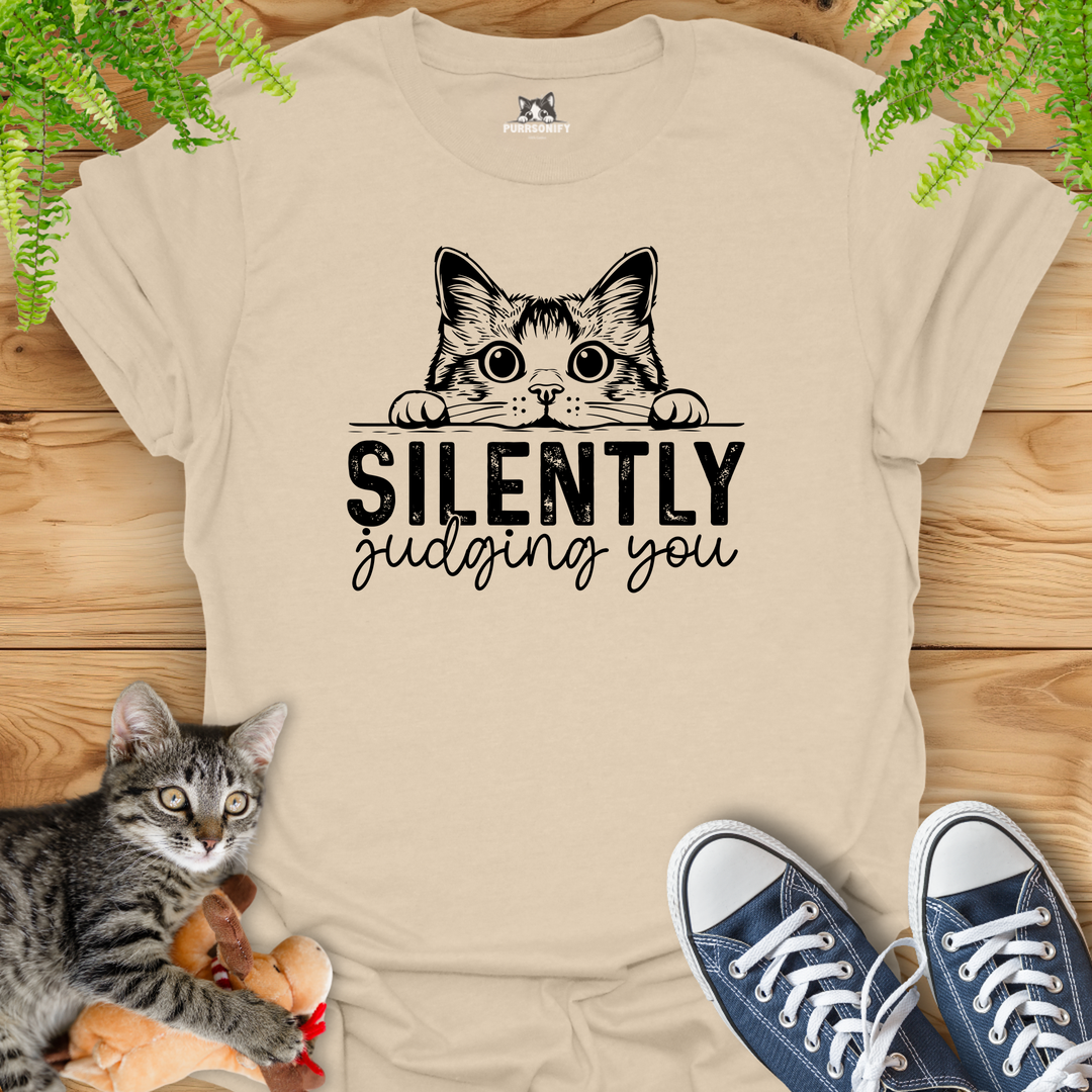 Silently Judging You Cat T-Shirt