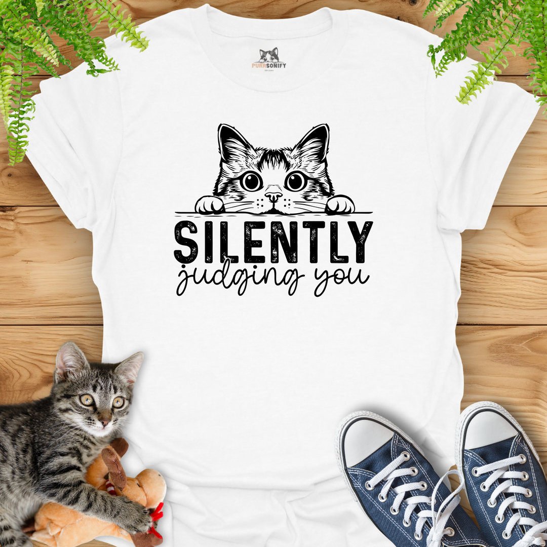 Silently Judging You Cat T-Shirt