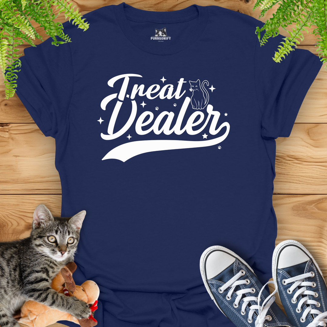 Treat Dealer Cat T-Shirt