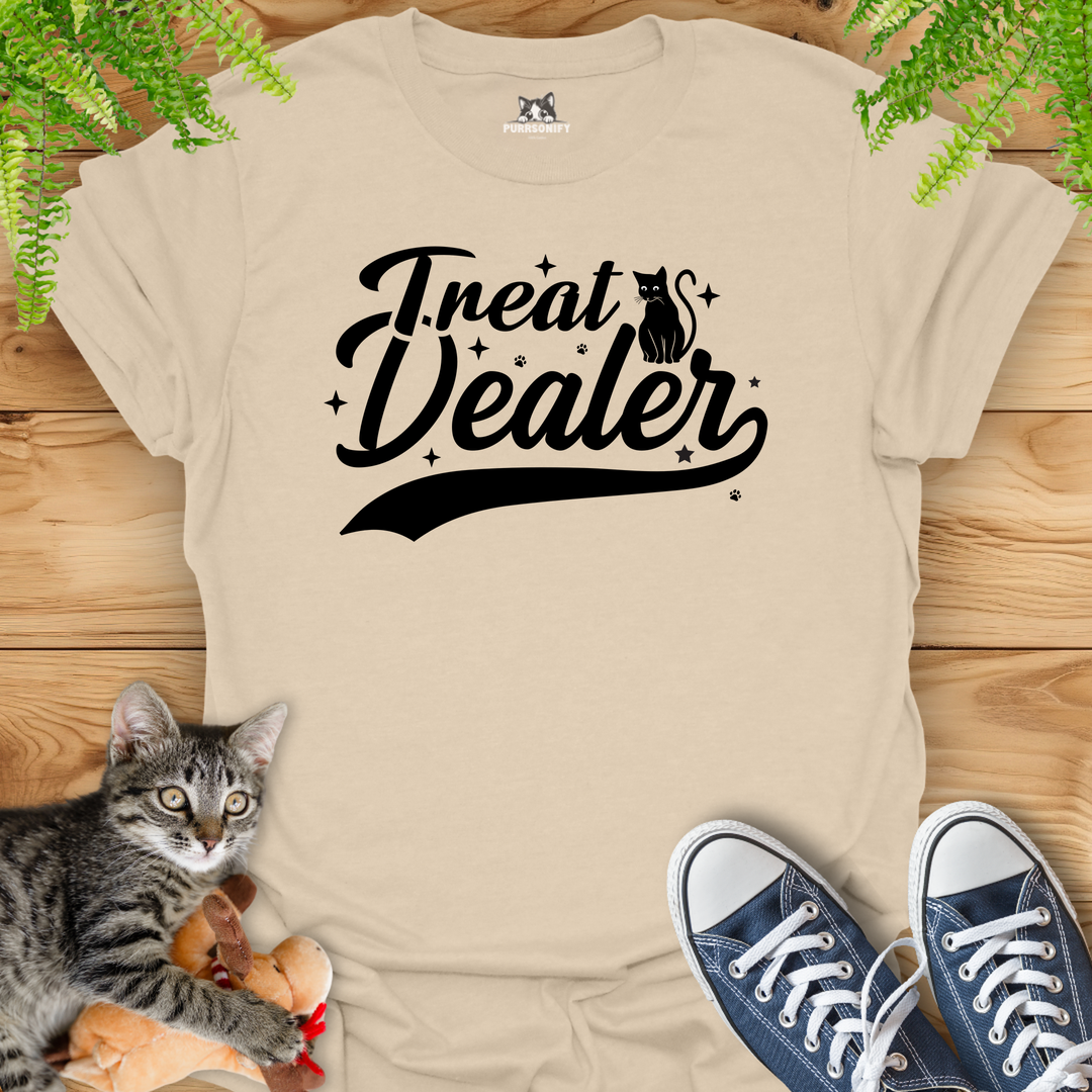 Treat Dealer Cat T-Shirt