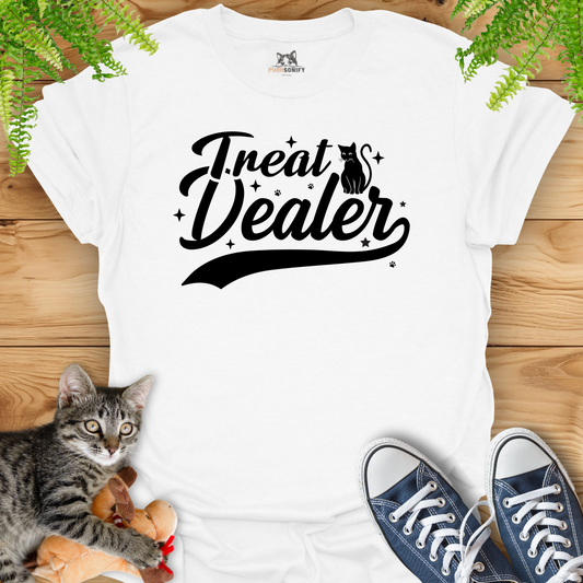 Treat Dealer Cat T-Shirt