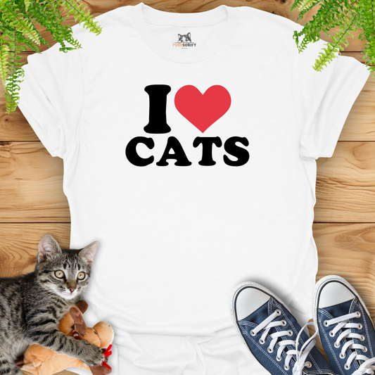 I Heart Cats T-Shirt