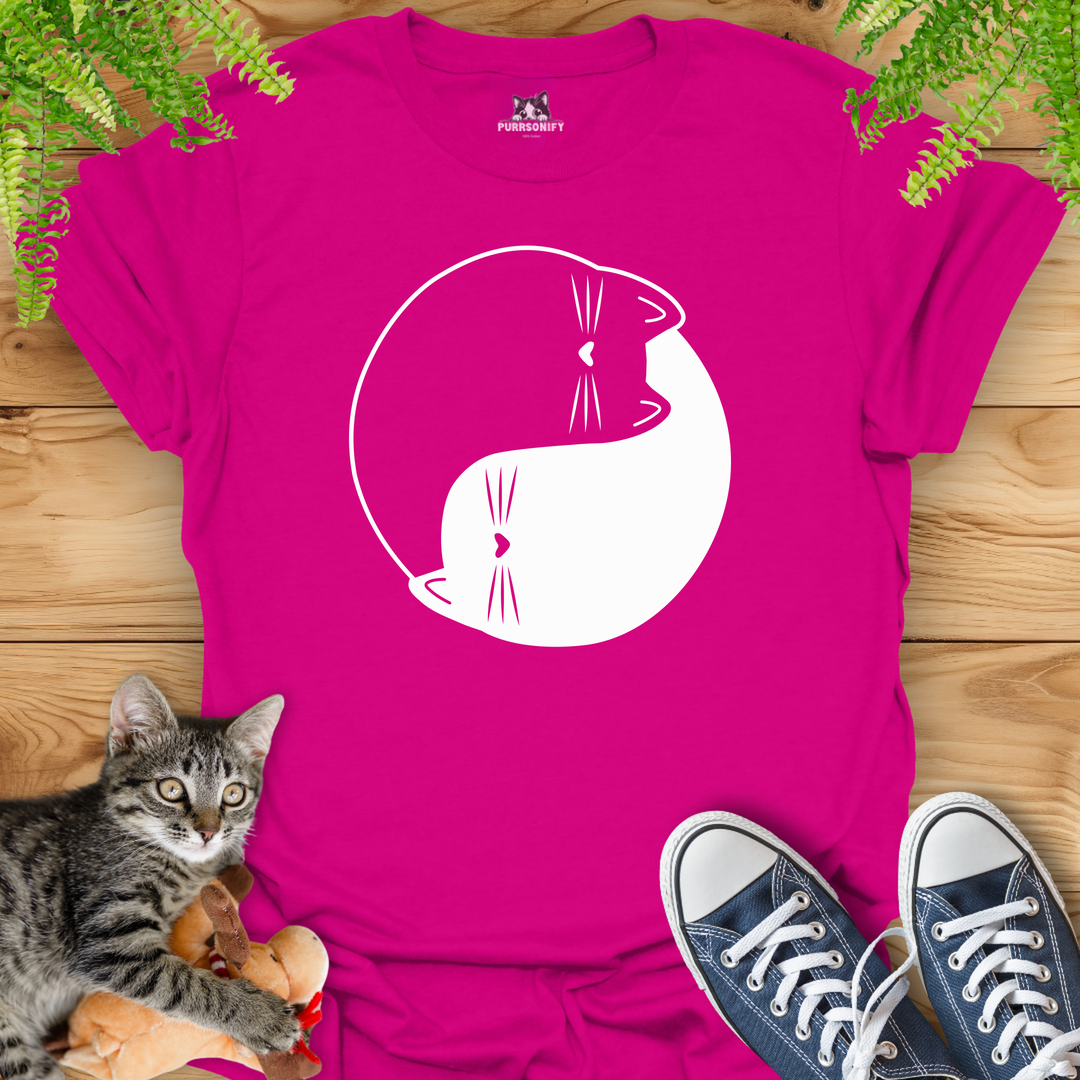 Cat Yin Yang T-Shirt