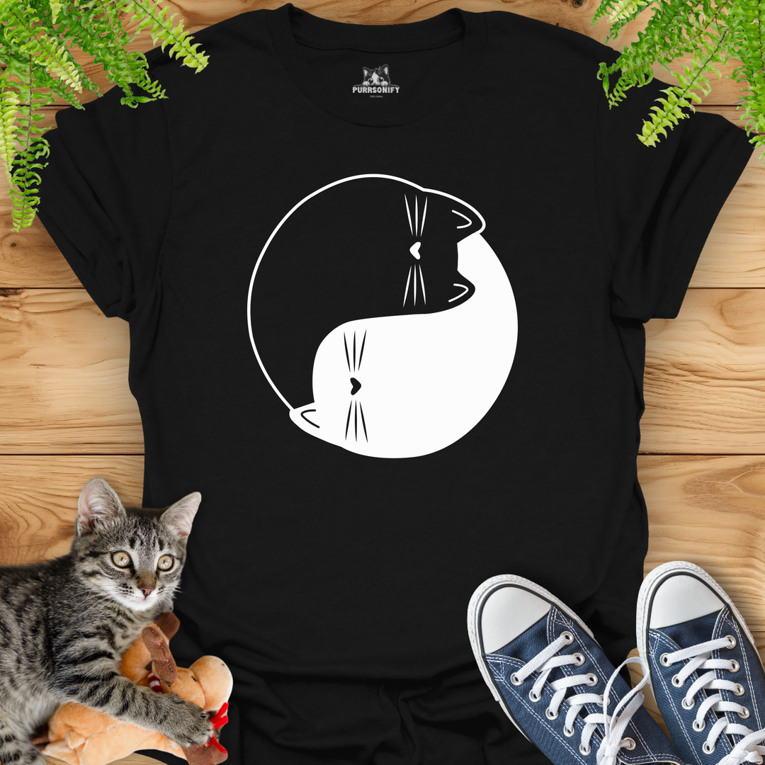 Cat Yin Yang T-Shirt