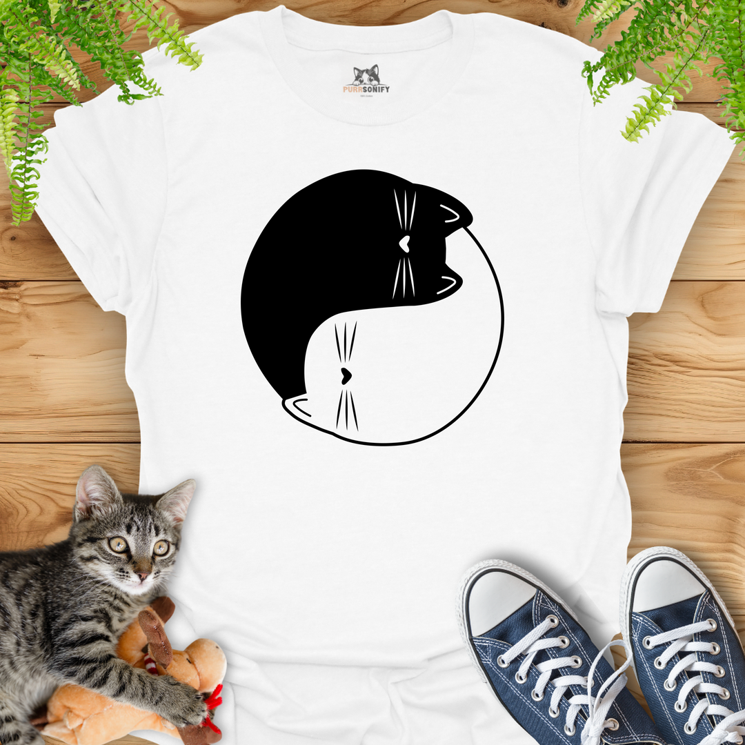 Cat Yin Yang T-Shirt