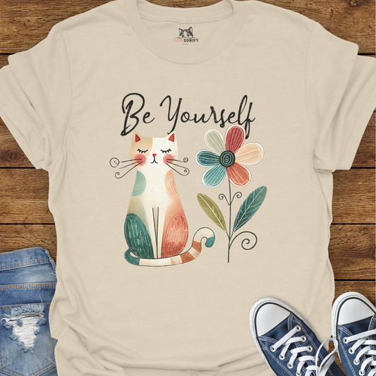 Be Yourself Cat T-Shirt