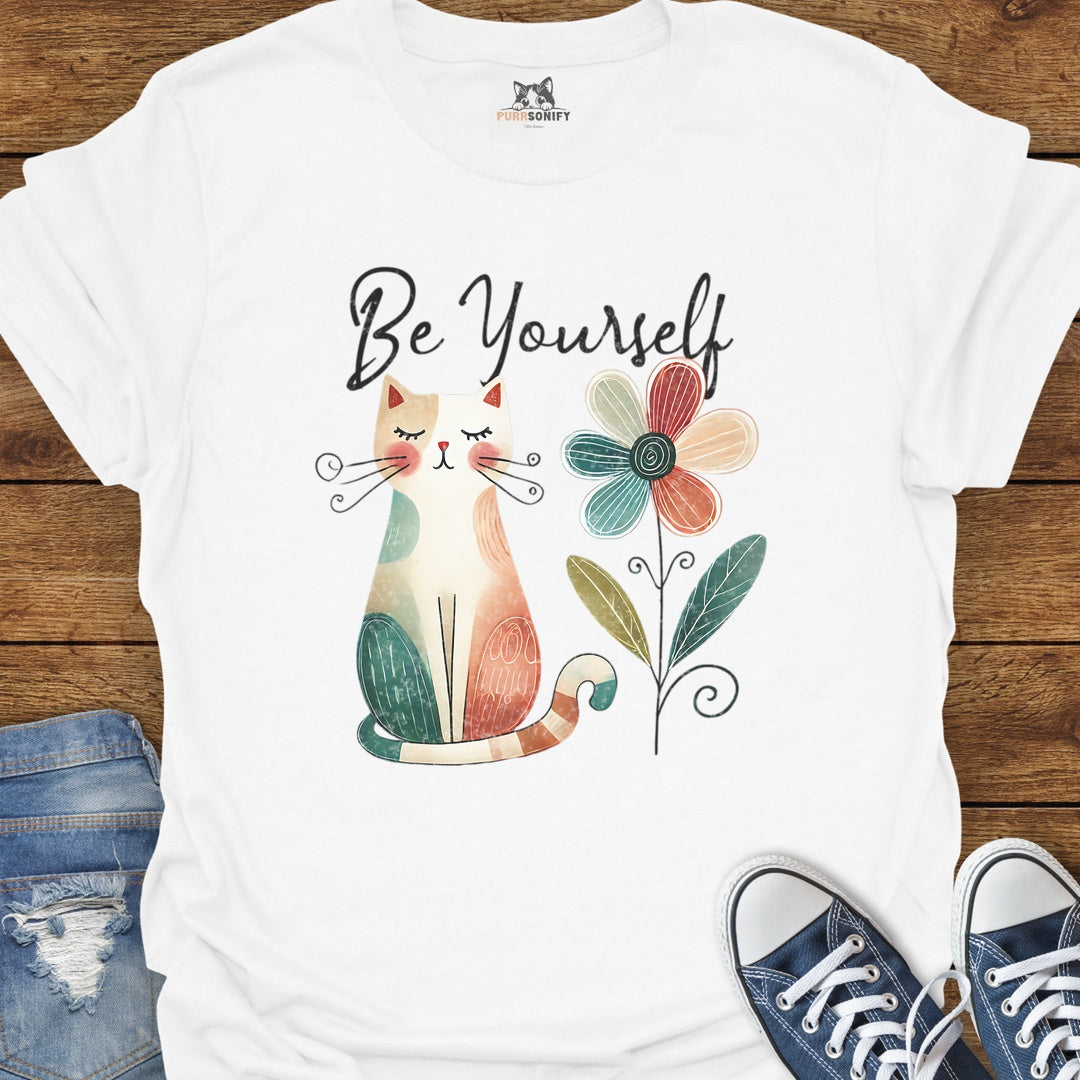 Be Yourself Cat T-Shirt