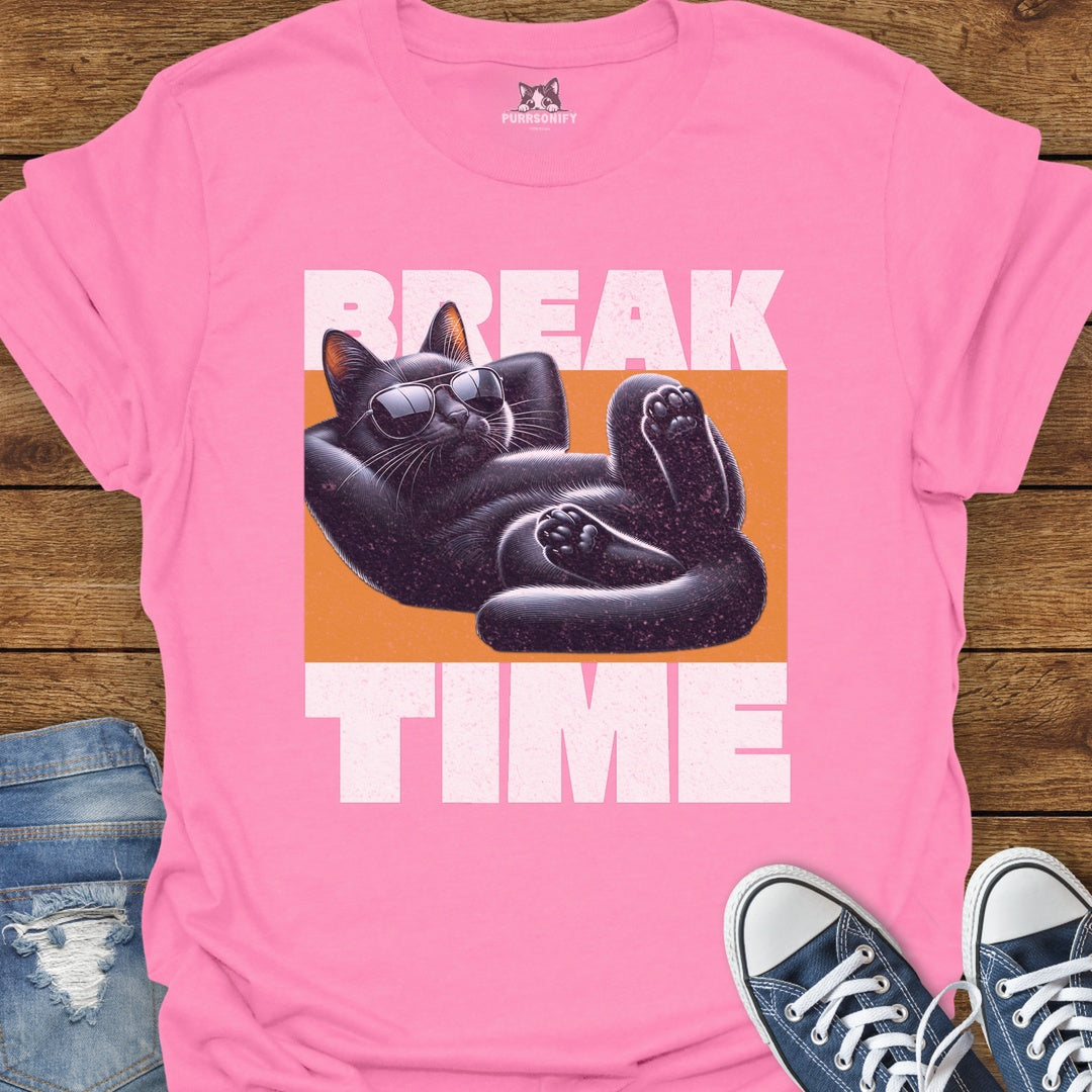 Break Time Cat T-Shirt