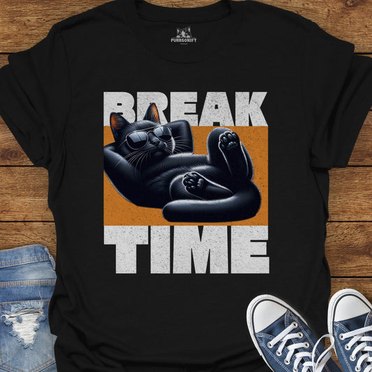 Break Time Cat T-Shirt