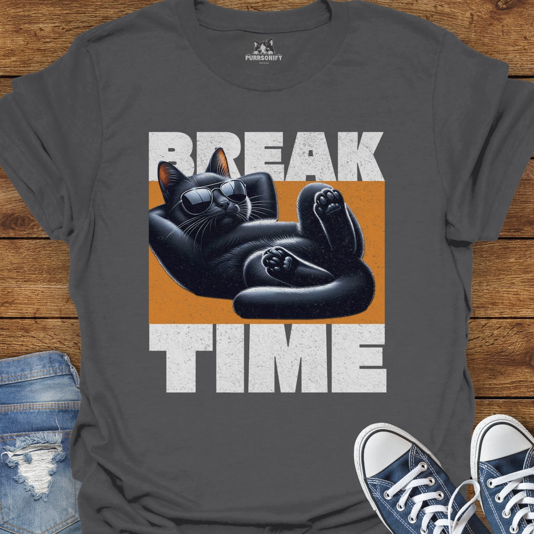Break Time Cat T-Shirt