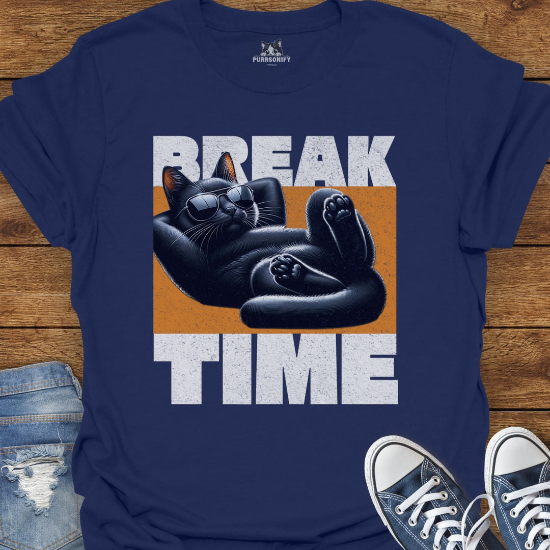 Break Time Cat T-Shirt