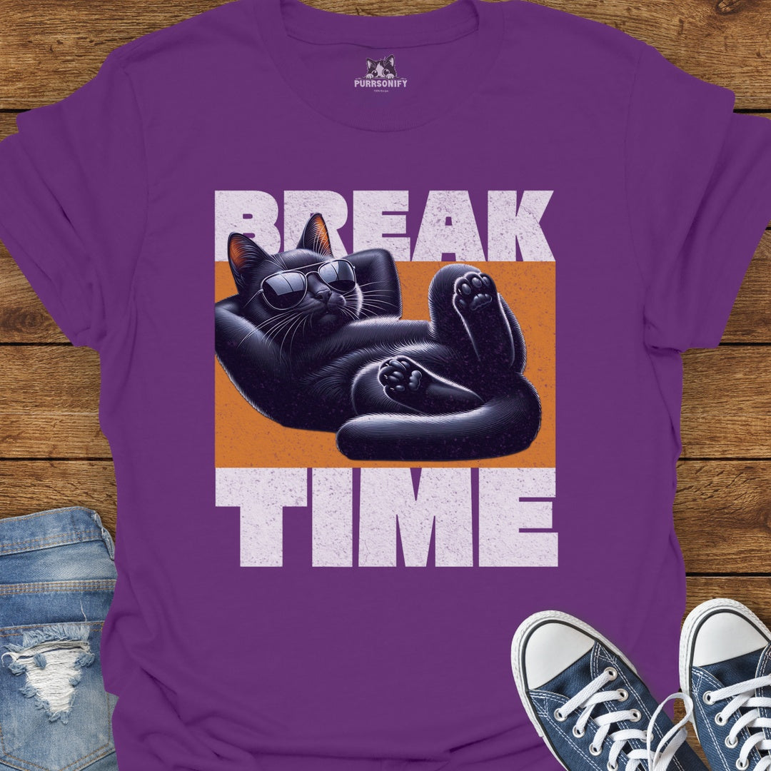 Break Time Cat T-Shirt