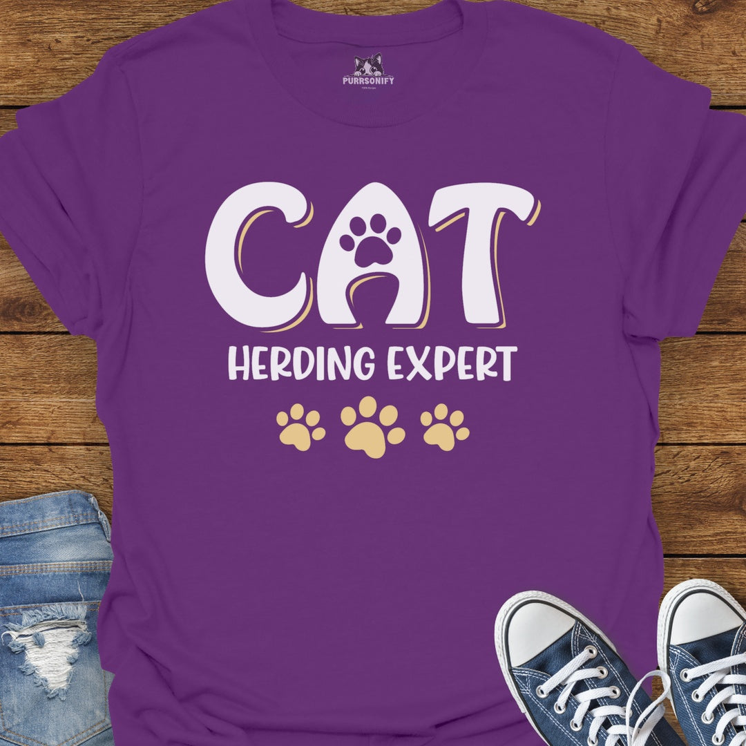 Cat Herding Expert T-Shirt