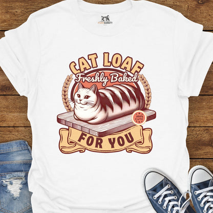 Cat Loaf Freshly Baked For You T-Shirt