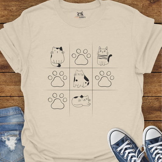 Cat Tac Toe T-Shirt