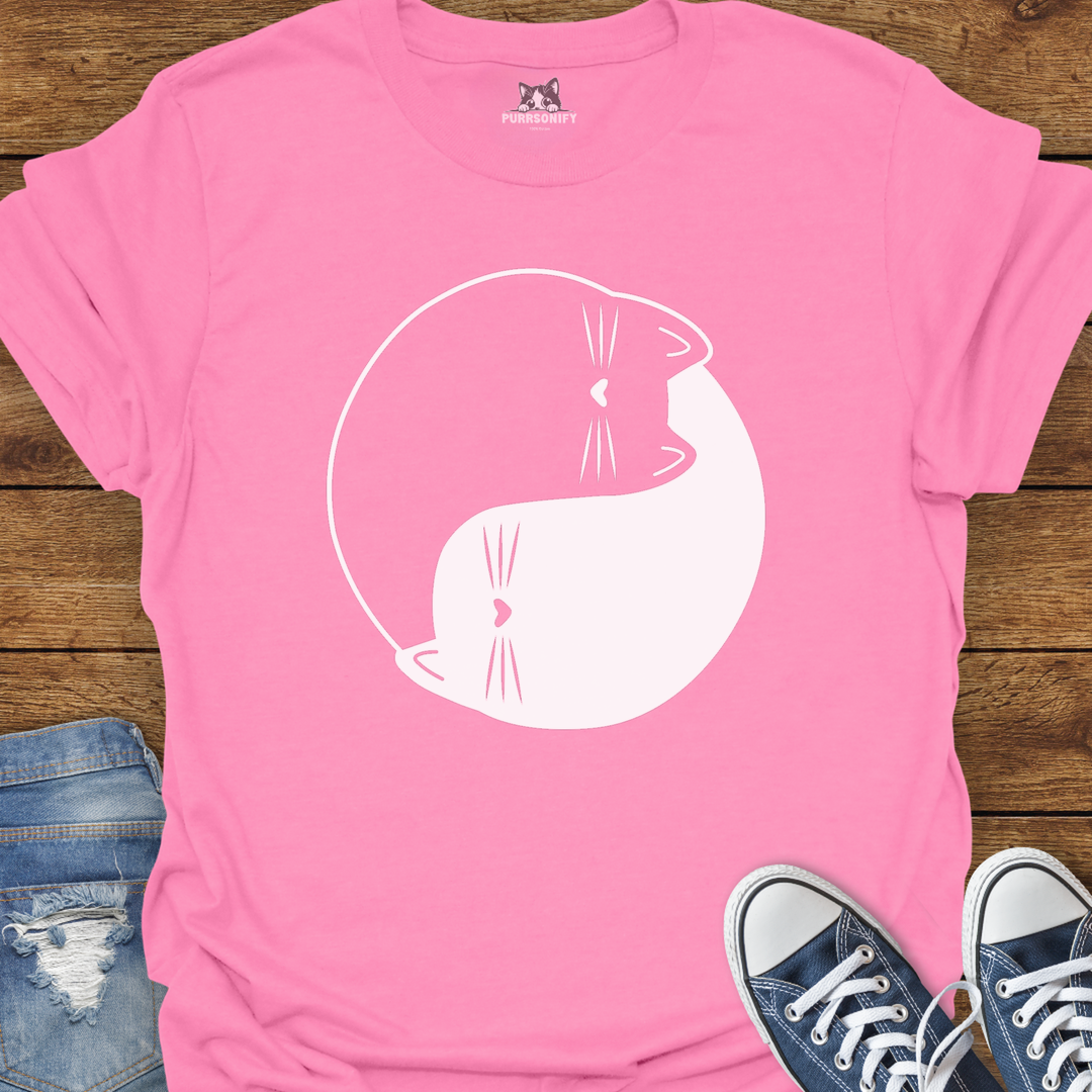 Cat Yin Yang T-Shirt