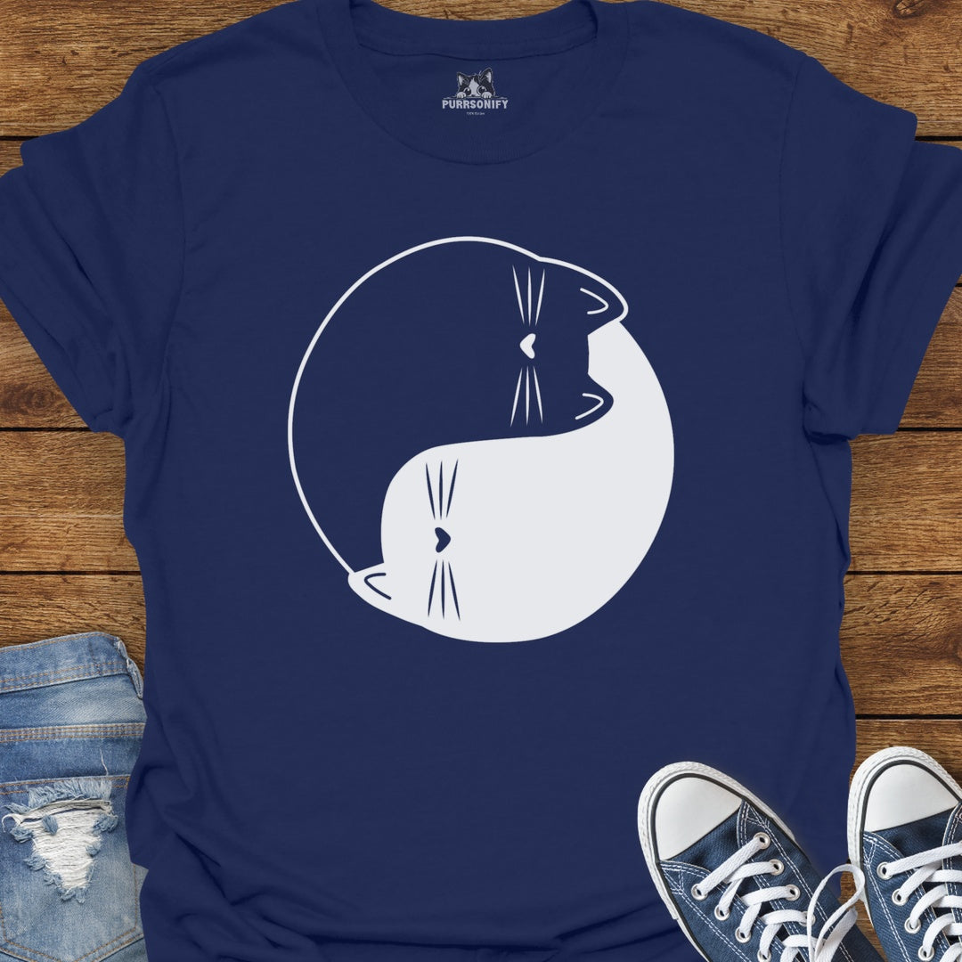 Cat Yin Yang T-Shirt