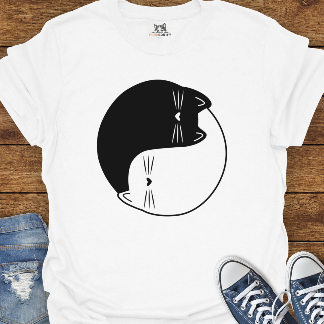 Cat Yin Yang T-Shirt