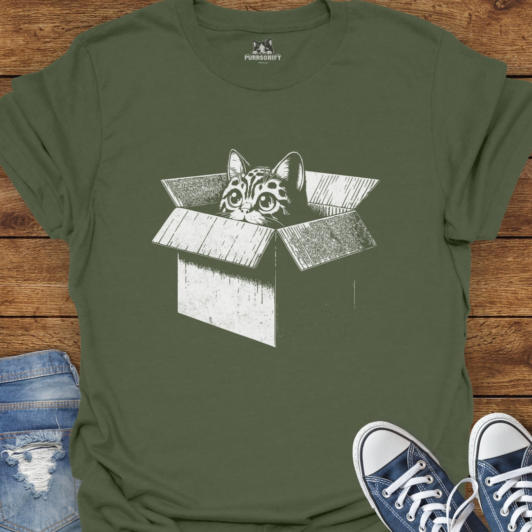 Cat in a Box T-Shirt