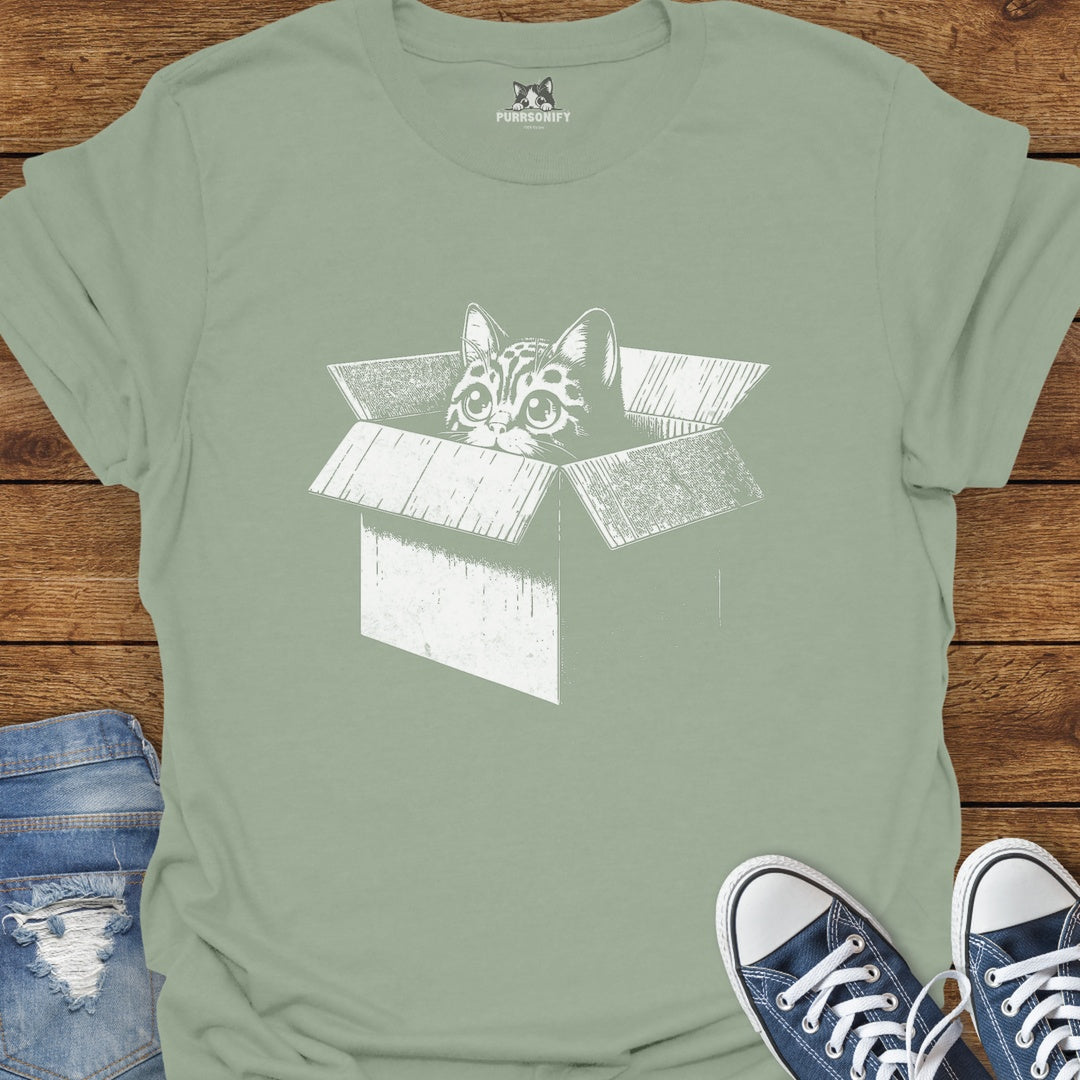 Cat in a Box T-Shirt