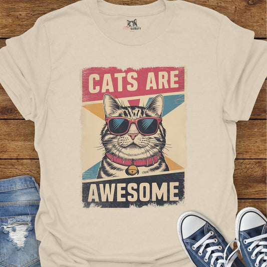 Cats Are Awesome T-Shirt