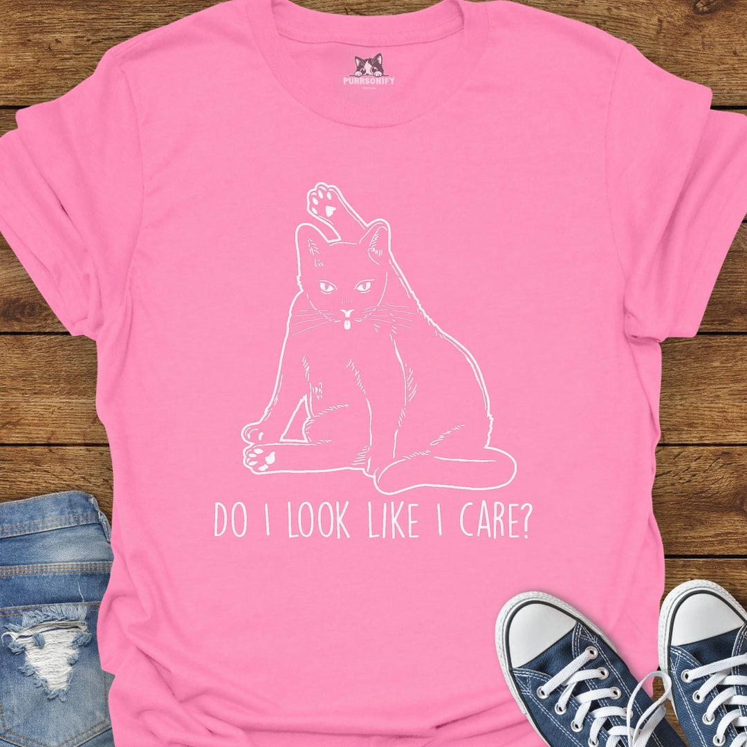 Do I Look Like I Care? Cat T-Shirt