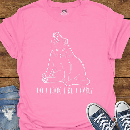 Do I Look Like I Care? Cat T-Shirt