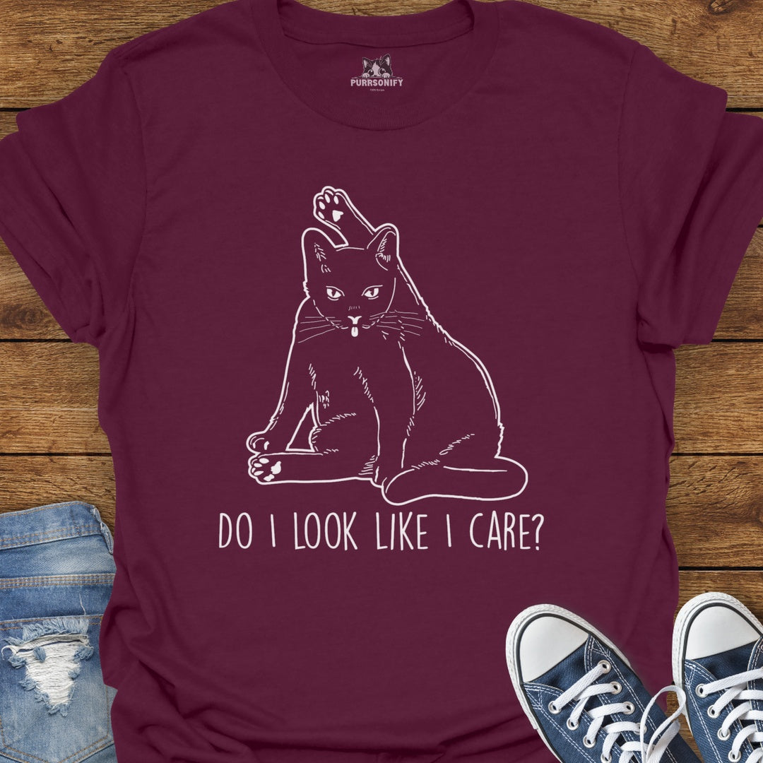Do I Look Like I Care? Cat T-Shirt