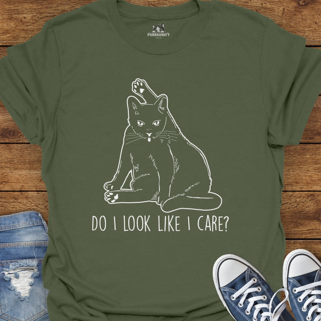 Do I Look Like I Care? Cat T-Shirt