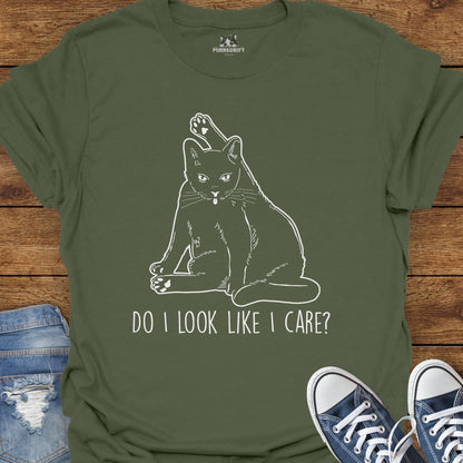 Do I Look Like I Care? Cat T-Shirt