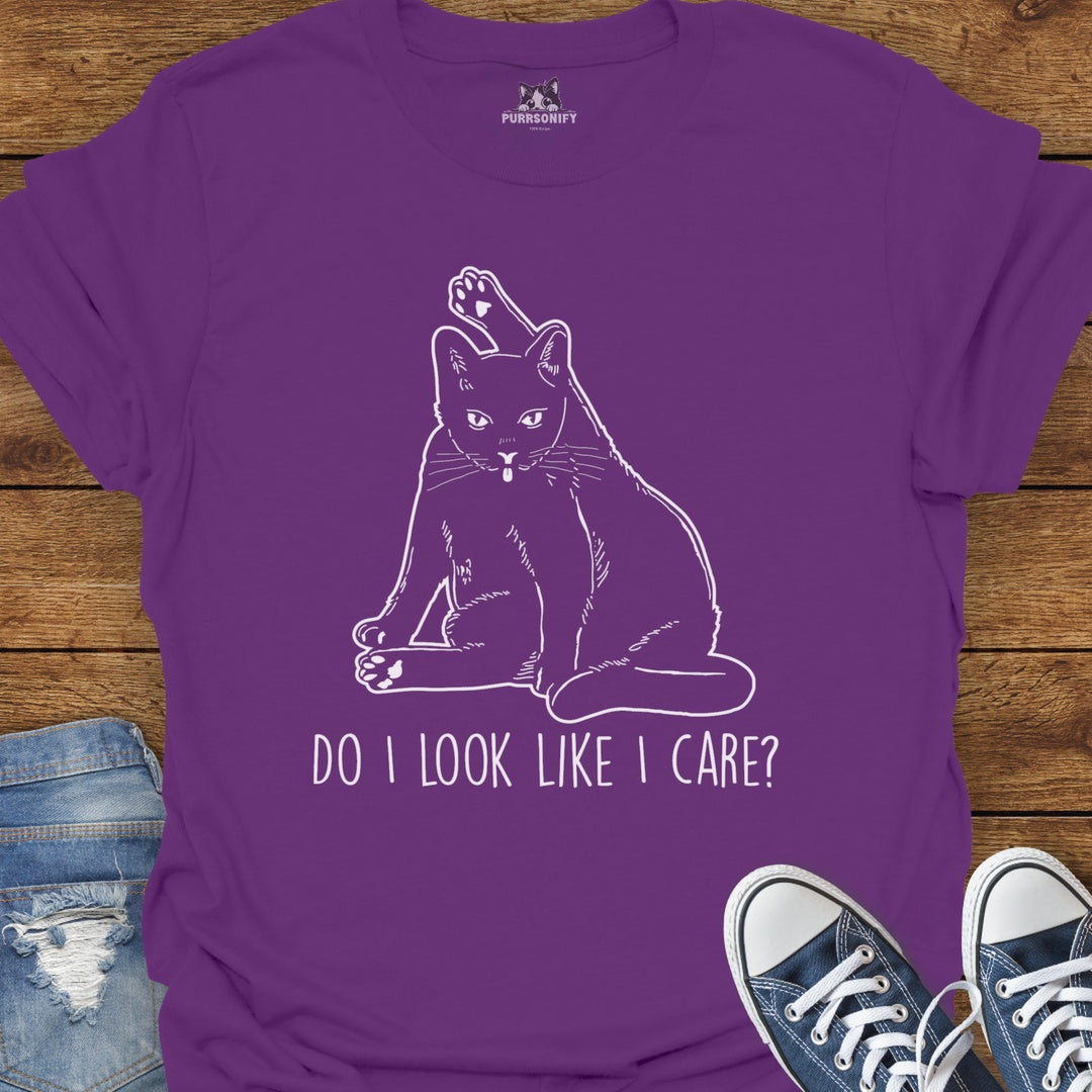 Do I Look Like I Care? Cat T-Shirt