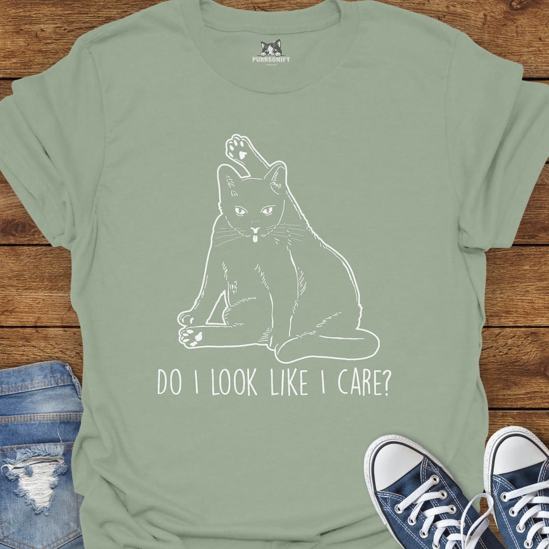 Do I Look Like I Care? Cat T-Shirt