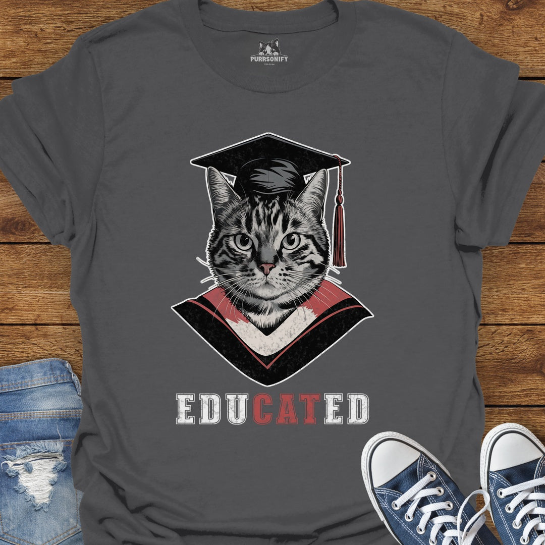 EduCATed Cat T-Shirt