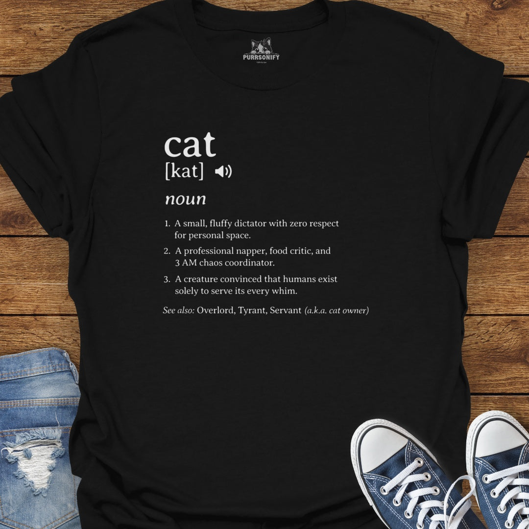 Funny Dictionary Definition of a Cat T-Shirt