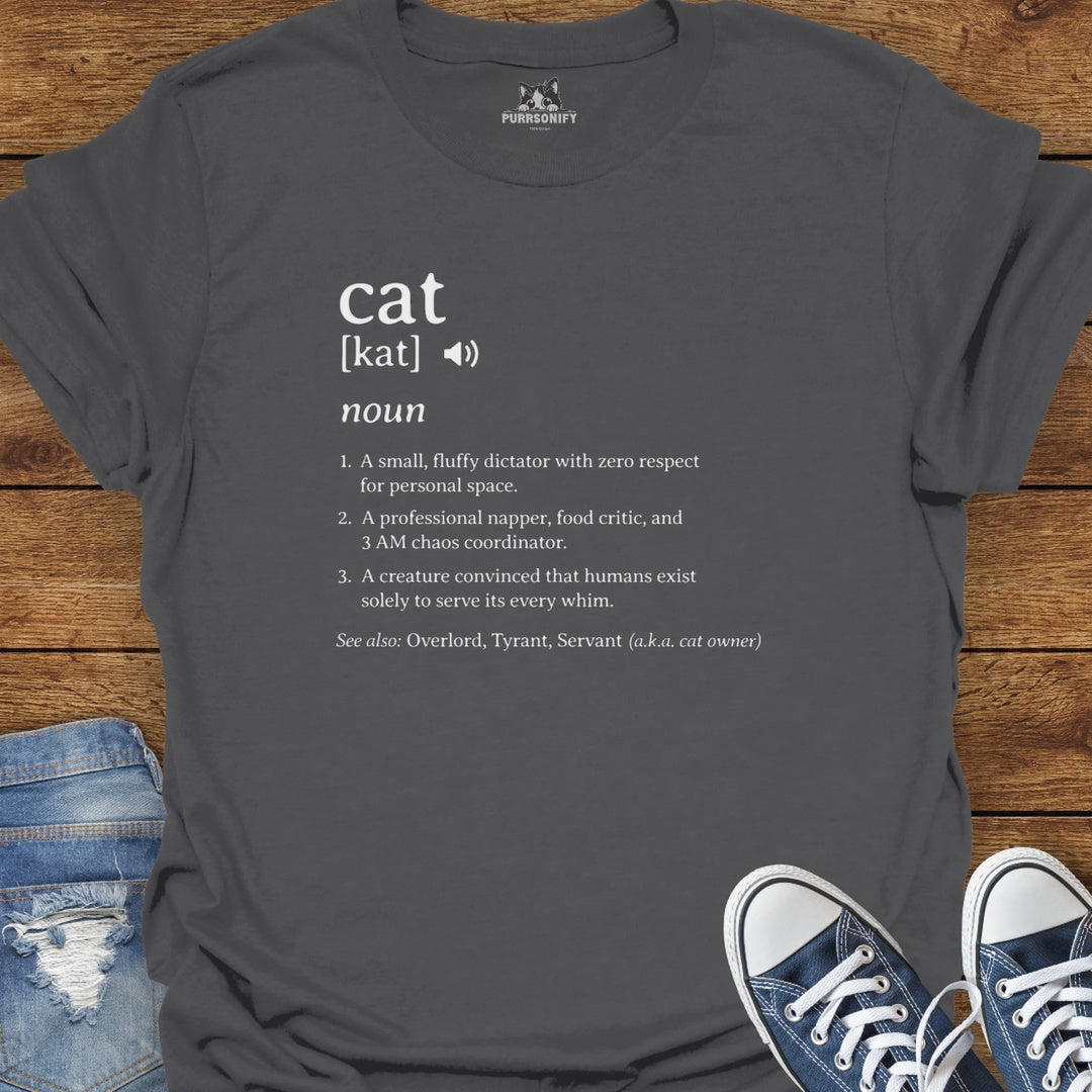 Funny Dictionary Definition of a Cat T-Shirt