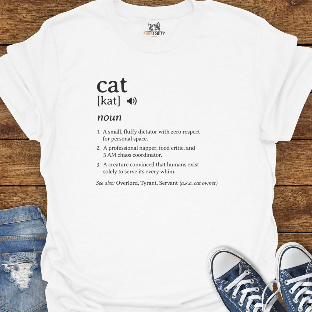 Funny Dictionary Definition of a Cat T-Shirt