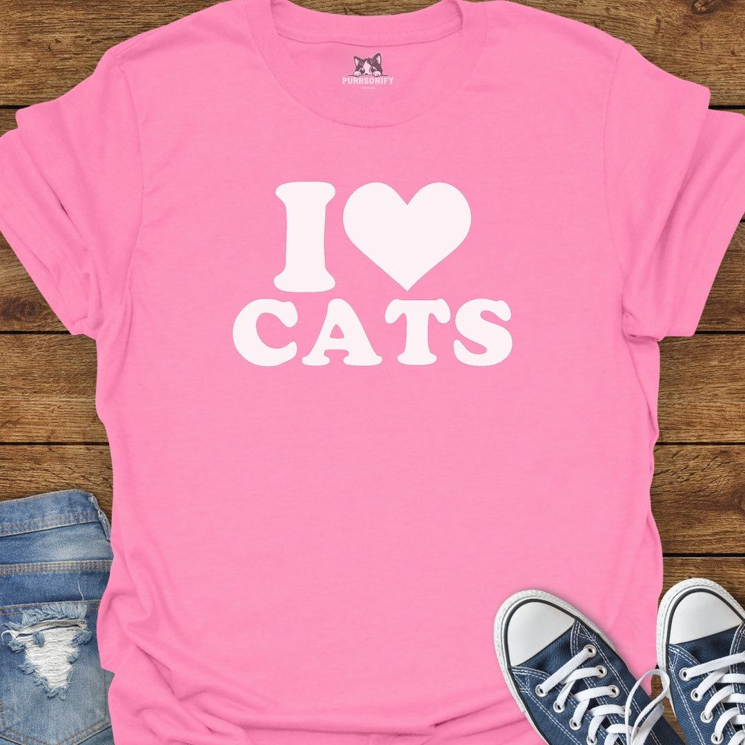 I Heart Cats T-Shirt