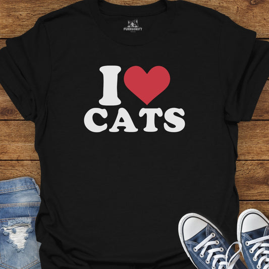 I Heart Cats T-Shirt