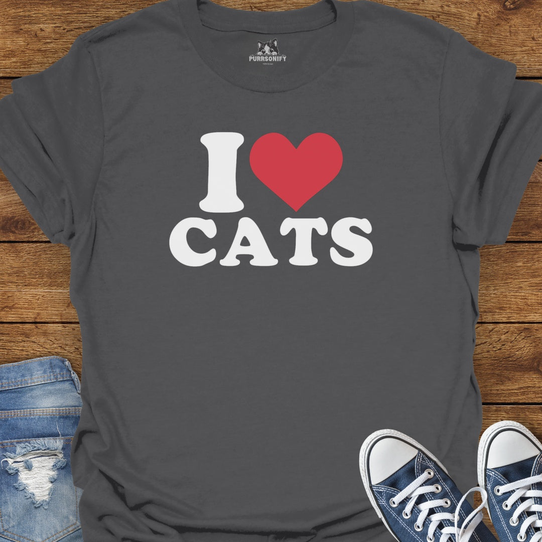 I Heart Cats T-Shirt