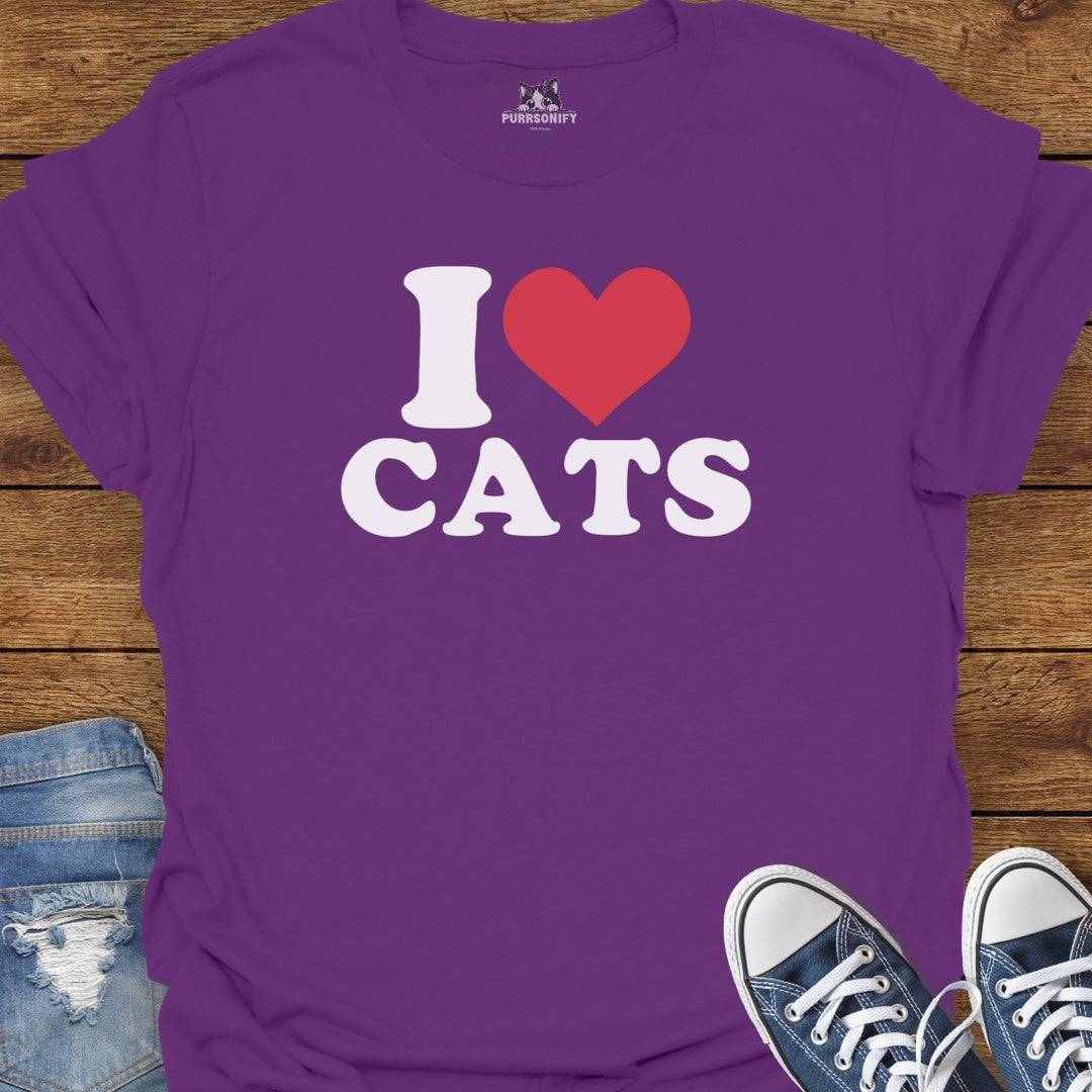 I Heart Cats T-Shirt