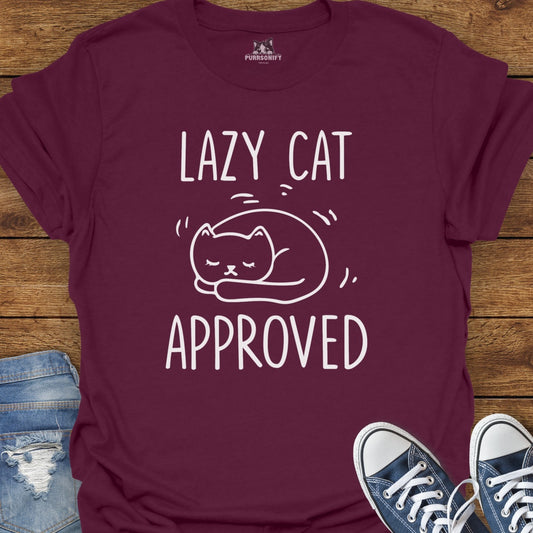 Lazy Cat Approved T-Shirt
