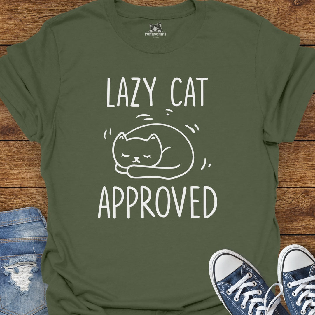 Lazy Cat Approved T-Shirt