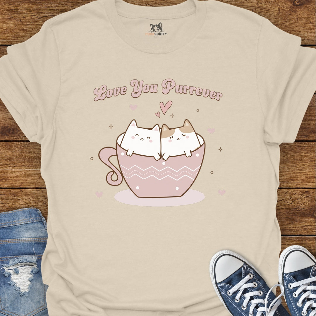 Love You Purrever Cat T-Shirt