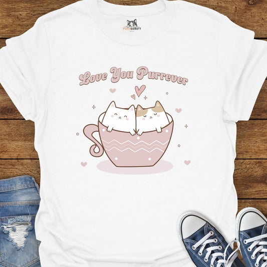 Love You Purrever Cat T-Shirt