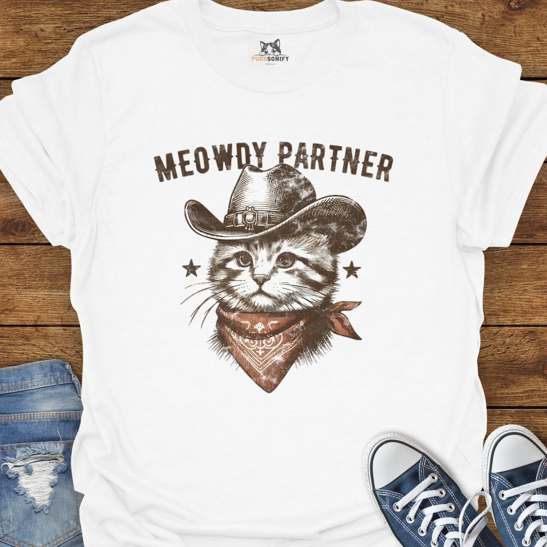 Meowdy Partner Cat T-Shirt