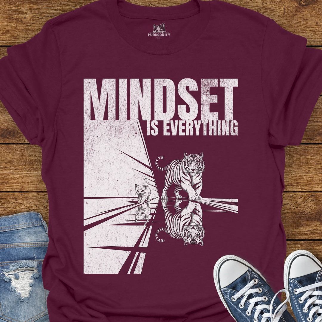 Mindset is Everything Cat T-Shirt