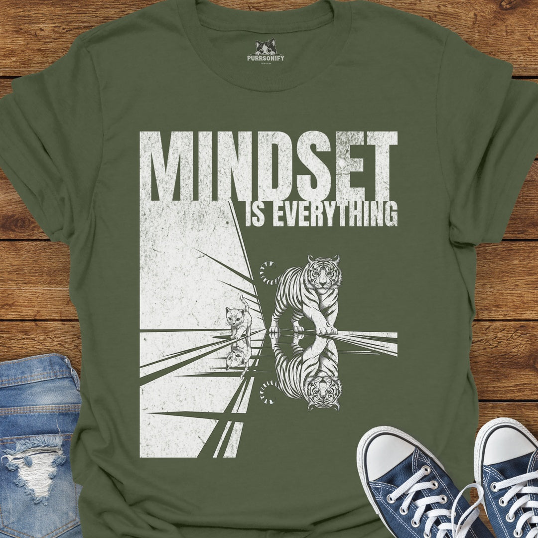 Mindset is Everything Cat T-Shirt