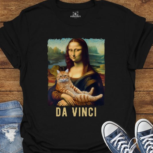 Mona Lisa's Cat by da Vinci T-Shirt
